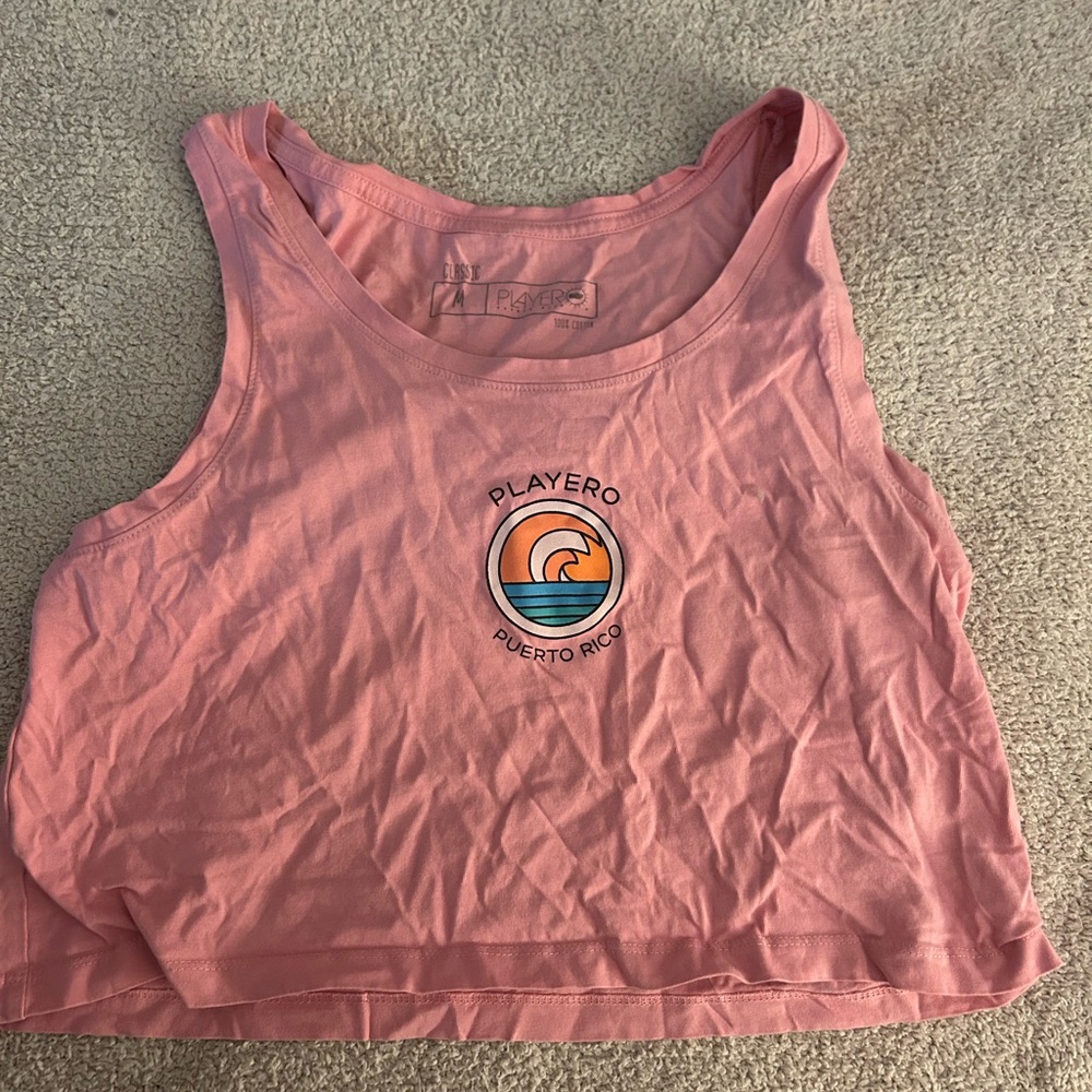 Pink Crop Top